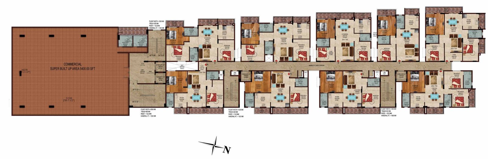 Mane Aspire Master Plan Ground and First Floor Plan